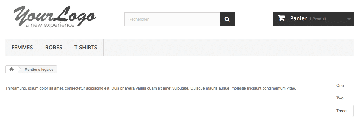 Ajouter des tabs dans une page cms | Astuce Prestashop