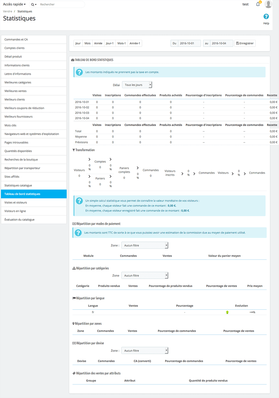 Les nouveautés du Back Office Prestashop 1.7 – Partie 1