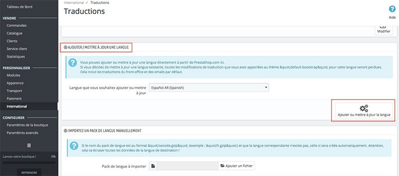 Comment insérer une nouvelle langue automatiquement | Prestashop 1.6 & 1.7