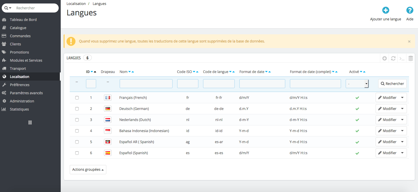 Comment insérer une nouvelle langue automatiquement | Prestashop 1.6 & 1.7