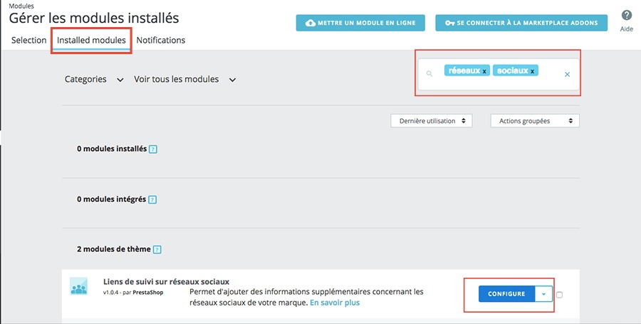 Ajouter les réseaux sociaux sur votre boutique | Prestashop 1.7
